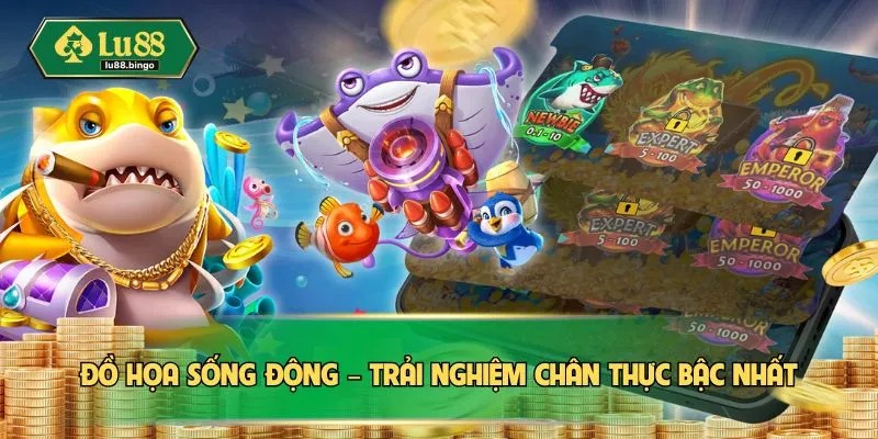 Bắn Cá Đổi Thưởng LU88 – Hành Trình Khám Phá Bí Ẩn Đại Dương Đồ họa sống động – trải nghiệm chân thực bậc nhất