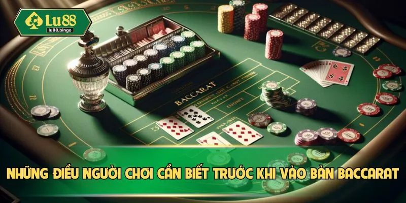Những điều người chơi cần biết trước khi vào bàn Baccarat